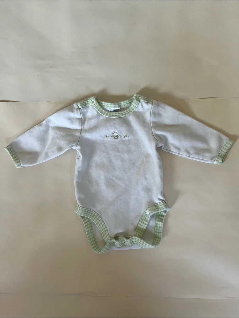 Vintage 100% Cotton Gender Neutral Baby Bundle - Gingham and Embroidered